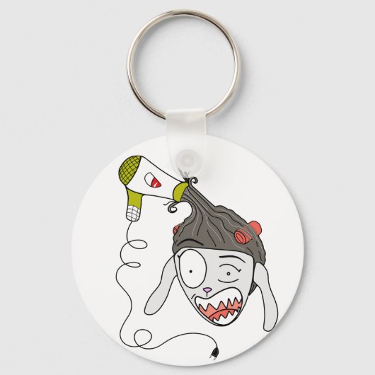 Khaty el secador diabólico sleutelhanger (Voorkant)
