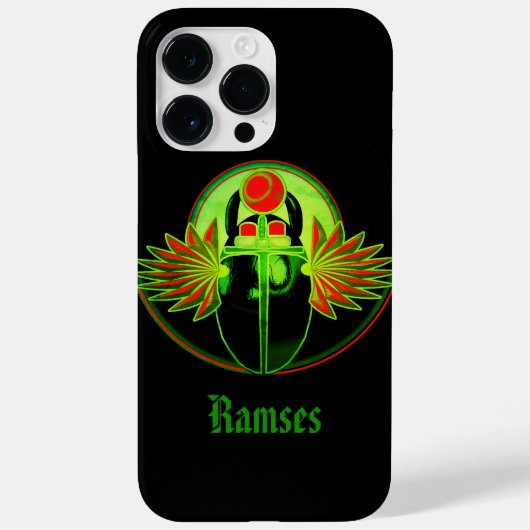 Kherpi God van de Rijzende Zon, Gepersonaliseerd Case-Mate iPhone Case (Achterkant)