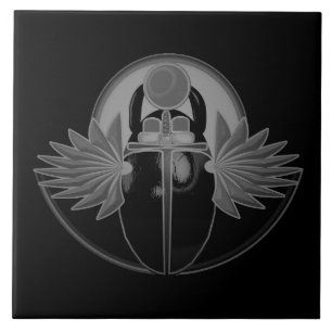 Kherpi God van de Rising Sun, de sjaalkever. Tegeltje