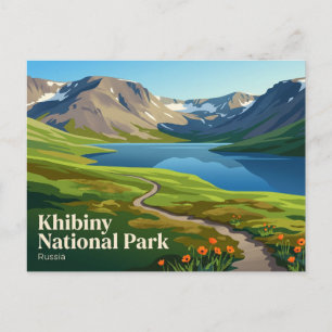 Khibiny Nationaal Park Rusland Briefkaart