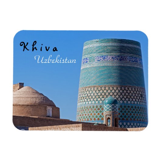 Khiva, Oezbekistan - Islam Khodja Minaret Magneet (Horizontaal)