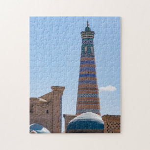 Khiva, Oezbekistan - Minaret van Islam Khodja Legpuzzel