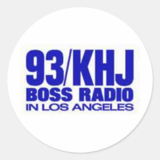 KHJ - 93-KHJ RONDE STICKER