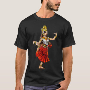 Khmer Cambodjaanse Apsara-danser T-shirt