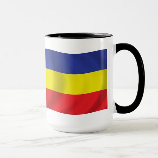 Khmer Kampuchea Krom Drapeau Mug (Droite)