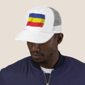 Khmer Kampuchea Krom Vlag Hoed Trucker Pet (In situ)
