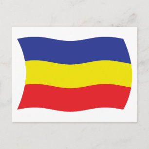 Khmer Kampuchea Krom Vlag Postkaart