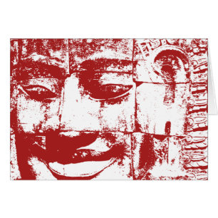 Khmer Stone Face ... Bayon Temple, Cambodja