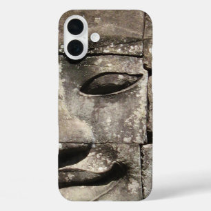 Khmer Stone Face ... Bayon Temple, Cambodja iPhone 16 Plus Hoesje