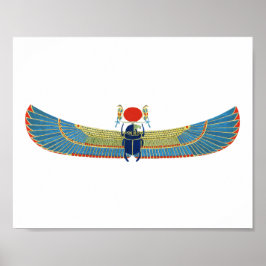 Khnum god van vruchtbaarheid Ancient Egypt Poster