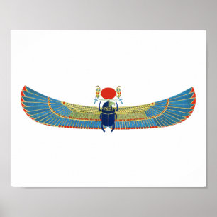 Khnum god van vruchtbaarheid Ancient Egypt Poster