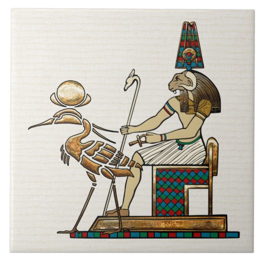 Khnum Tegeltje (Voorkant)
