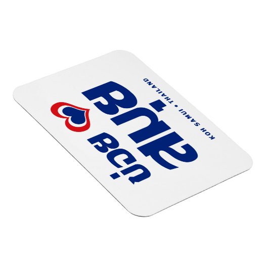 Khoi Huk (I Heart / Love) Koh Samui ❤ Thailand Magneet (Rechterzijde)