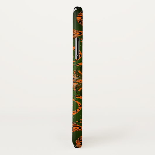 Khokhloma Exotique coque iphone (Dos/Droite)