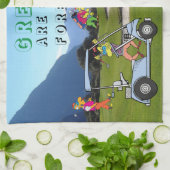 KHS Golf Greens Sont Bon Pour Vous Serviettes De C (Plié)