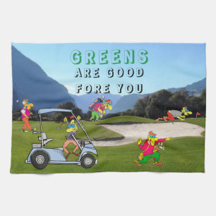 KHS Golf greens zijn goed voor je keukenhanddoeken