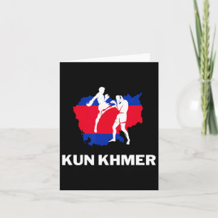 Khun Khmer Cambodja Martial Arts Kick Boxing Fight Kaart