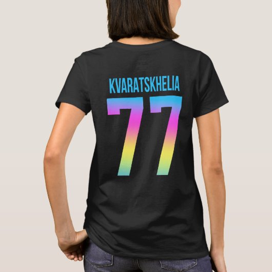 KHVICHA KVARATSKHELIA T-SHIRT (Achterkant)