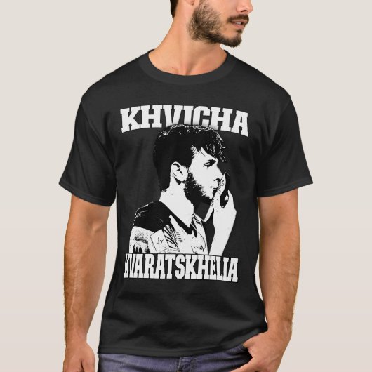 Khvicha Kvaratskhelia T-shirt (Voorkant)