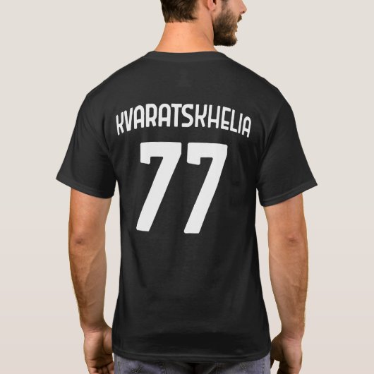 Khvicha Kvaratskhelia T-shirt (Achterkant)