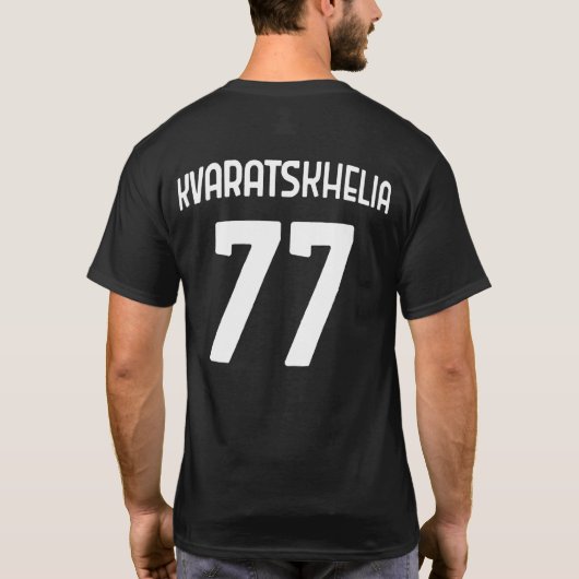 Khvicha Kvaratskhelia T-Shirt (Achterkant)