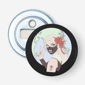 Ki 3 (aarde) button flesopener