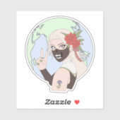 Ki 3 (aarde) Sticker (Vel)