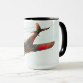 Ki-43 Oscar avion Mug (Devant droit)