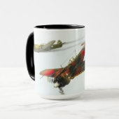 Ki-43 Oscar avion Mug (Devant gauche)