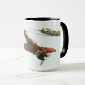 Ki-43 Oscar avion Mug (Devant droit)