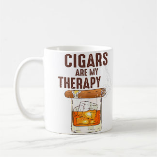 Ki Cigar Smoker Cigars Are My Therapy Bourbon Koffiemok