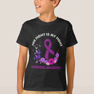 Ki haar gevecht is mijn gevecht overdosis bewustzi t-shirt
