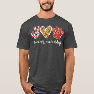Ki Peace Love Rescue Adoption T-shirt