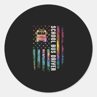 ki tie dye vs vlag schoolbuscadeau terug ronde sticker