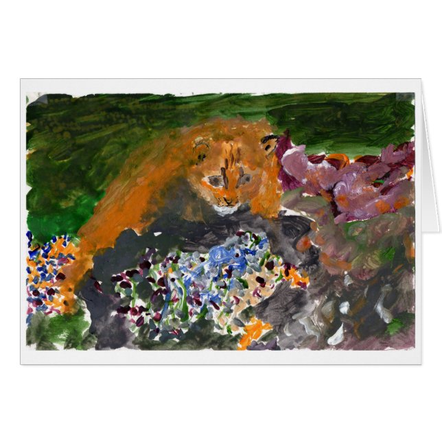 Kia, de kat, klaar om te springen? (Voorkant Horizontaal)