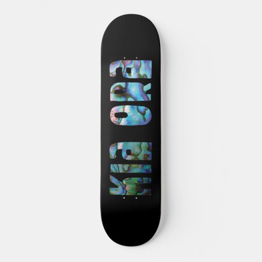KIA ORA KIWI GREETING SKATEBOARD (Voorkant)