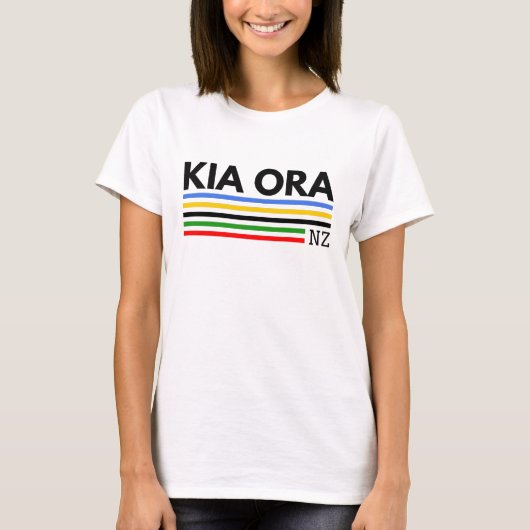 Kia Ora NZ T-shirt (Voorkant)