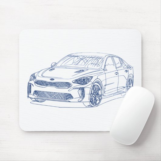 Kia Stinger 2018 Muismat (Met muis)