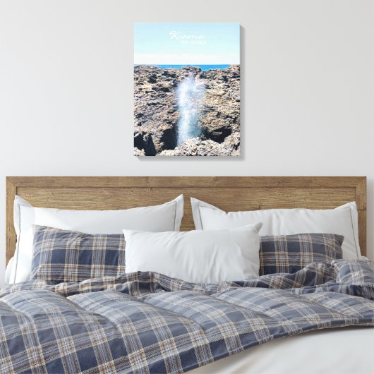 Kiama Blogehele NSW Australië Canvas Afdruk (Insitu (Slaapkamer))