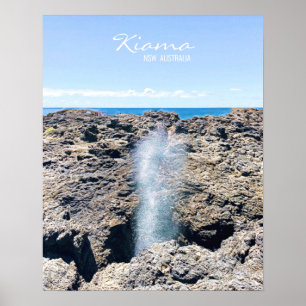 Kiama Blogehele NSW Australië Poster