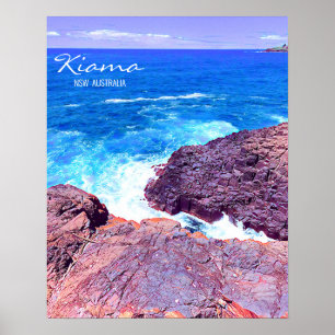 Kiama South Coast NSW Australië Poster