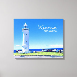 Kiama vuurtoren NSW Australië Canvas Afdruk