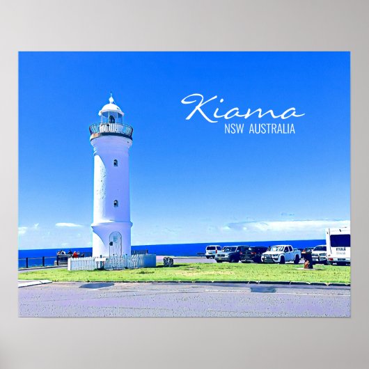 Kiama vuurtoren NSW Australië Poster (Voorkant)