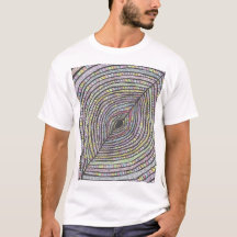 Kian | Abstracte T-Shirt met de Hand Getekende Kun