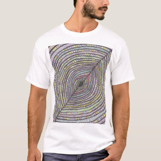 Kian | Abstracte T-Shirt met de Hand Getekende Kun