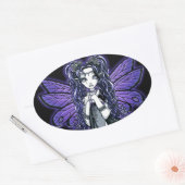 "Kiara" Gotische Vlinder Fairy Prinses Stickers (Envelop)