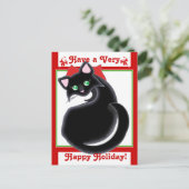 Kiara Toon Kitty Vacances! Carte postale (Debout devant)