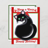 Kiara Toon Kitty Vacances! Carte postale (Devant / Derrière)