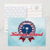 Kiawah Island, SC Briefkaart (Voorkant / Achterkant)