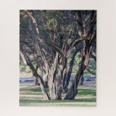 Kiawe Tree Hawaiian Puzzle (Vertical)